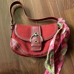 Red Coach Bag